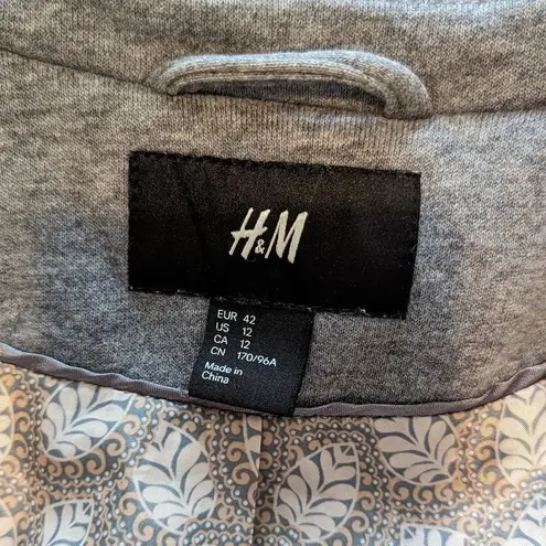 H&M  Gray Peacoat 12