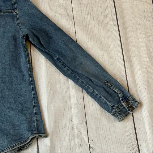 Hard Rock Cafe Vintage Philadelphia size XL women’s blue denim jacket