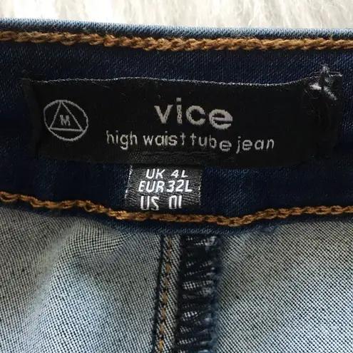 Missguided 🔃 High Waisted Dark Blue Jeans