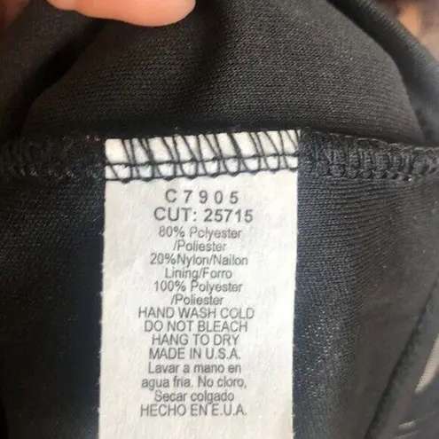 Chop plate mesh semi sheer gold glitter dress Women’s Size S Small