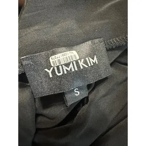 Yumi Kim BLACK VIRGINIA MATERNITY POSTPARTUM WIDE LEG JUMPSUIT EUC SIZE S