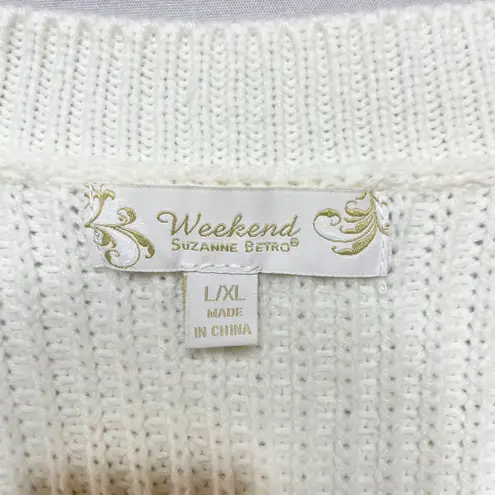 Suzanne Betro Weekend By - Women’s Oversized Sweater - Size L/XL