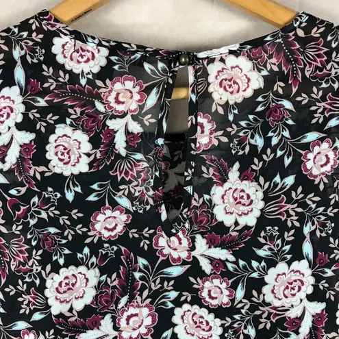 CITY STUDIO Floral Chiffon Mini Dress NWT SMALL