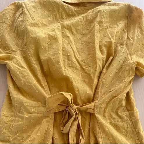 Majorelle  Revolve Retro Mustard Yellow Shirtdress