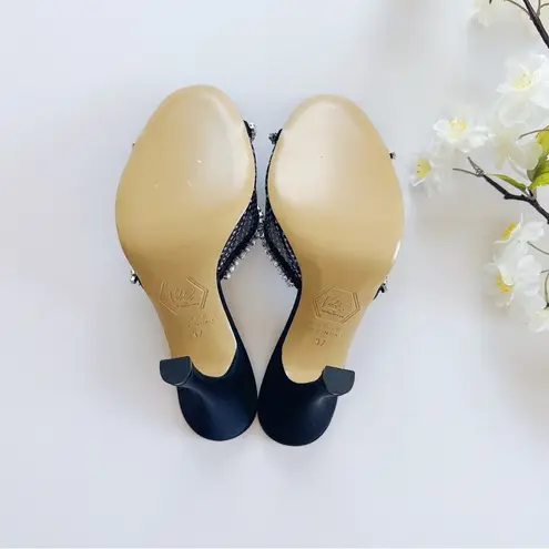 NEW Nalebe by Amina Women's Means Stellar Slip On Mule in Black Size 7