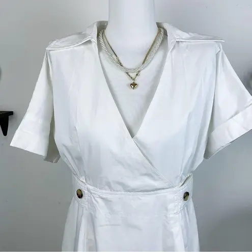 En Saison NWT Lorena Midi Dress in Off White