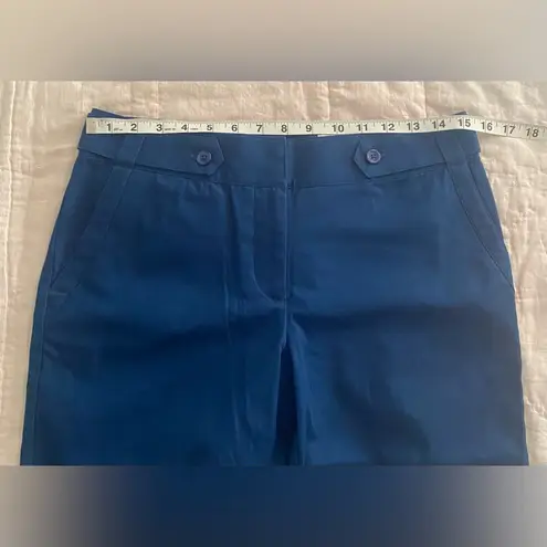 Greg Norman Women's Size 4 Blue Stretch Cotton Walking Golf Shorts Pockets NWT