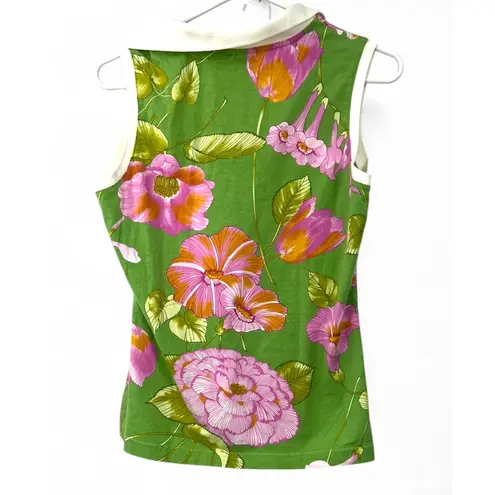 Bogner | M | Top Tank Polo Floral Print V