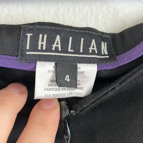 EUC Thalian Black Slack Trouser Career Pants sz 4