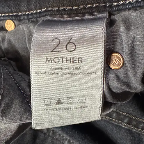 Mother SZ 26 The Stunner Zip Two Step Fray Jeans Last Call Stretch Mid