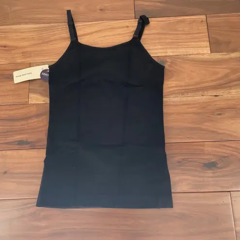 EMPETUA Scoop Neck Cami Black Size Medium 90 Nylon 10 Spandex Seamless