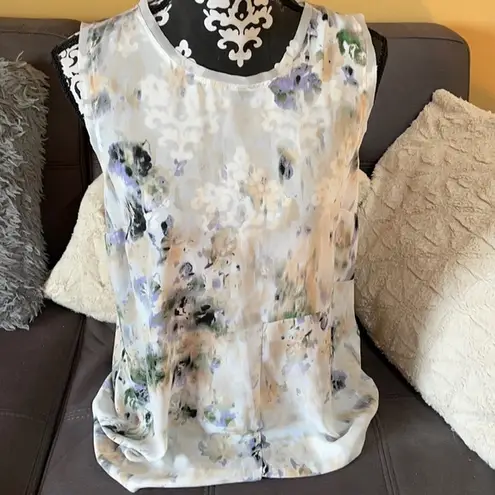 Simply Vera VERA WANG Floral Tank Blouse Medium