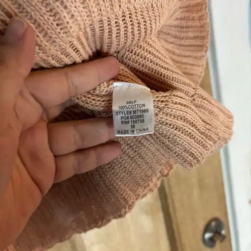 Mable women’s Ruffled Peach top size M Pink Size M