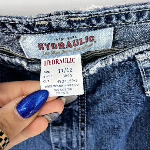 Hydraulic Low Rise Waistband Wide Leg Carpenter Jeans Vintage Y2K Baggy 90's