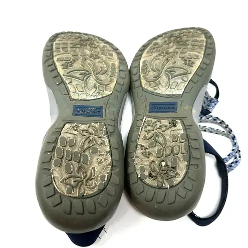 Skechers  size womens 10 strappy sandals activewear blue white‎