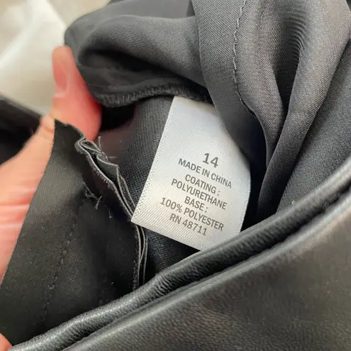 Ophelia Roe Faux Leather Pants size 14 XL