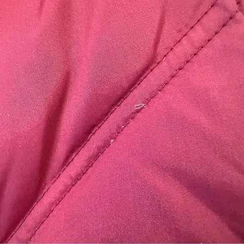 Obermeyer Vintage Red Maroon Puffer Goose Down Vest Size Large