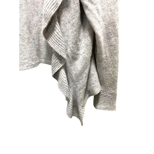 Charter Club Luxury 100% Cashmere Waterfall Cardigan Grey Size XL Neutral Preppy
