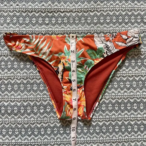 The Bikini Lab New! Tropical Oasis Ruched Hipster Cheeky Bikini Bottoms