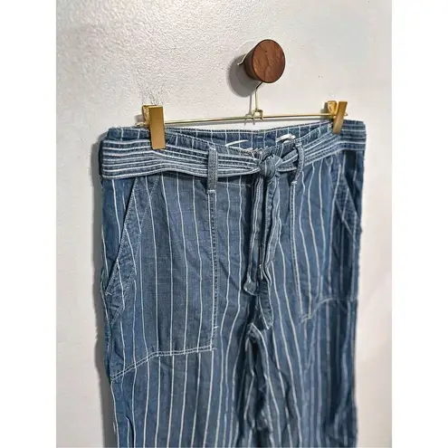 Seven7  wide leg striped jeans