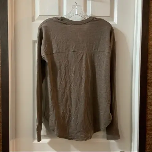 All In Motion NWT  Green-Brown Long Sleeve Tee XS