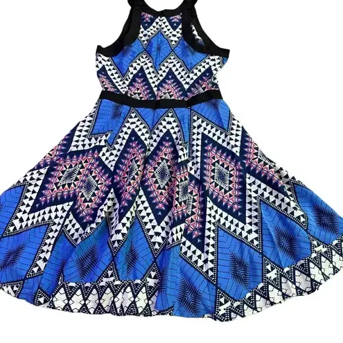 Yumi Kim 100% Silk Dress Abstract Geometric Colorful Mini A-Line Size XS Women's
