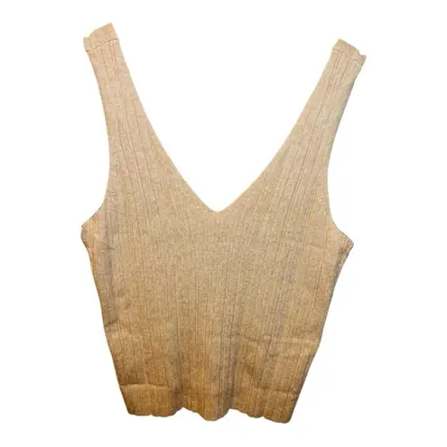 Eberjay Eberjey Infinite V-Neck Ribbed Sweater Tank Peach Parfait X-Large Loungewear