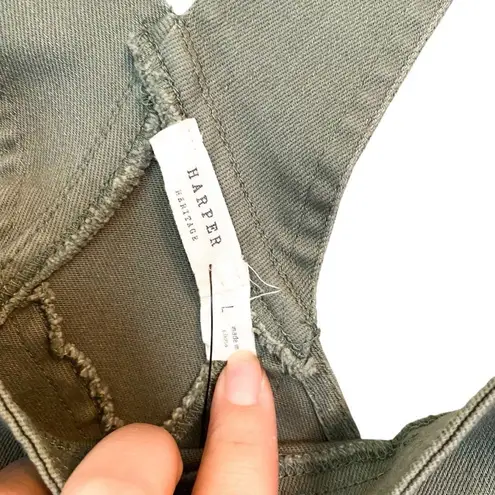 Harper Heritage Francesa’s Sage Green Mini Overall Dress Size Large