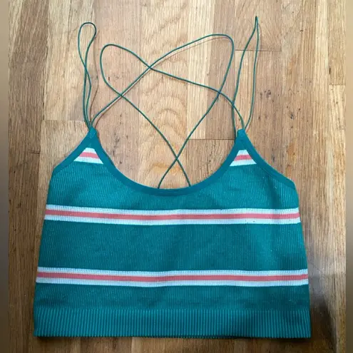 Urban Outfitters  Green Tank 2024 with Stripes size small