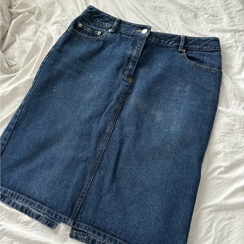 Isaac Mizrahi  Jean Skirt