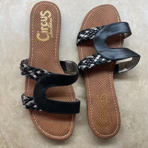 Circus by Sam Edelman Shoes  Women’s Sandals Black Silver Size‎ 9