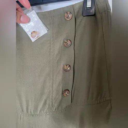 C. EST 1946 Olive Green Elastic Waist skirt size medium