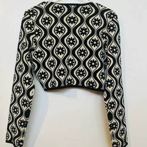 Finders Keepers Quinn Long Sleeve Cropped Knit Top NWT! Size 8