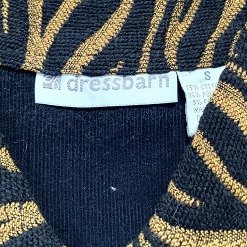 Vintage 90s Vest Safari Zebra Animal Print Button Down Tan Black Tapestry Shirt