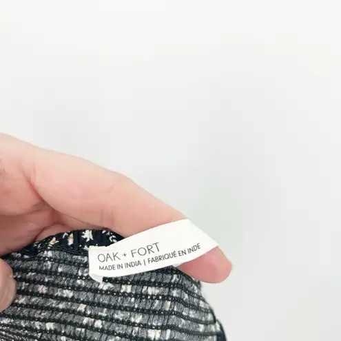 Oak + Fort Womens Preppy Girly Spring Ditsy Floral Daisy Cami Mini Dress Size S Black