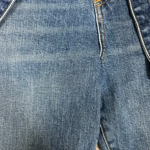 Veronica Beard Marlene Corset Wide Jean Terrain High Waist Cropped Size 28