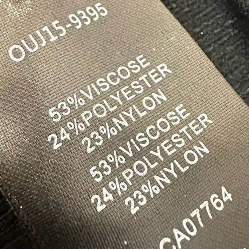 Bedo black long sleeved sweater dress with rhinestone arm detail