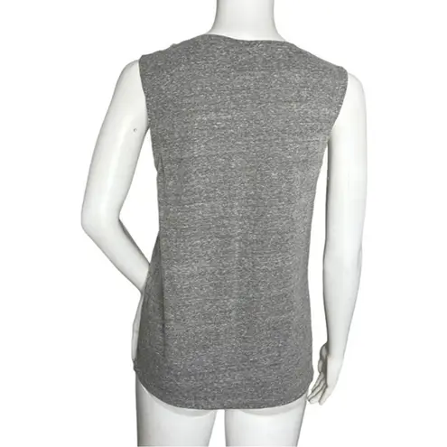 Bravado Rolling Stones Shirt Womens Medium Gray Floral Lips Tongue Muscle Tee