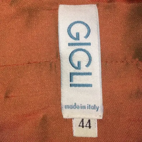 Orange Iridescent Jacket Blazer Orange Size 8