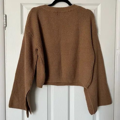 SheIn  Cropped Wide Sleeve Sweater - Size L