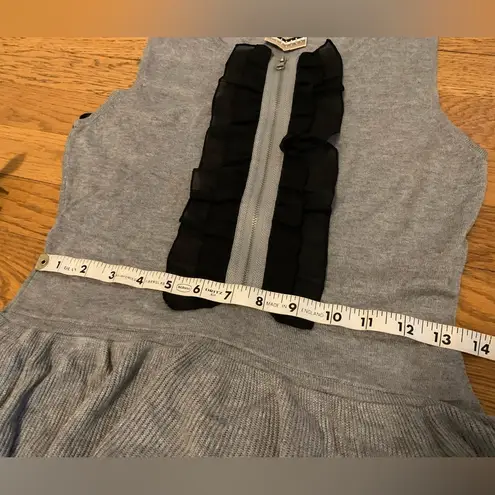 Twelve By Twelve Fit and Flare Tiered Cashmere Feel Skater Dress Medium