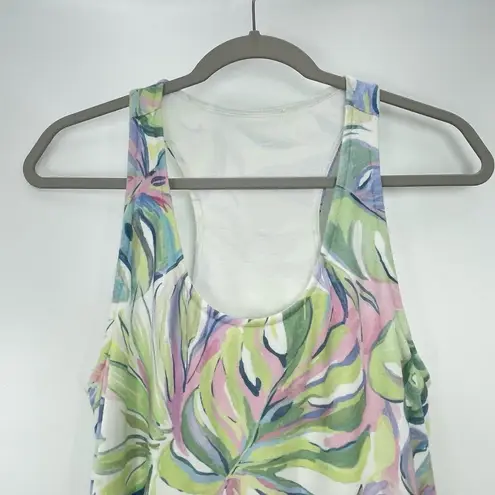 PJ Salvage Women's Cool Breeze Racer Back Maxi Dress Size Small Green Size M