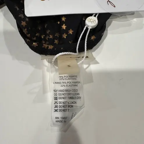 PilyQ Gold Star Metallic Farrah Swimsuit - Size S - New With Tags.