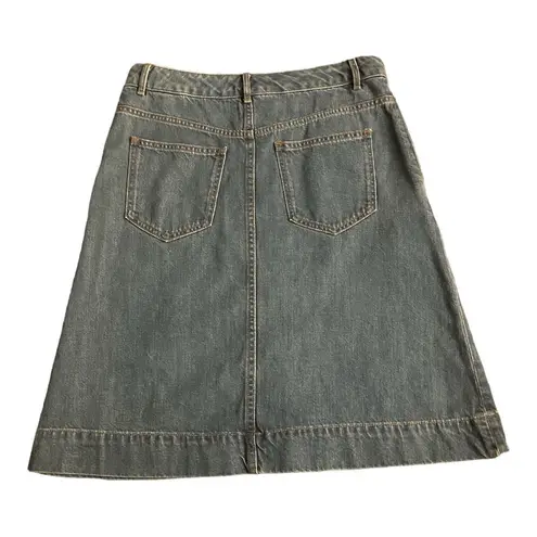 Banana Republic  Denim Button Down Skirt Size 4