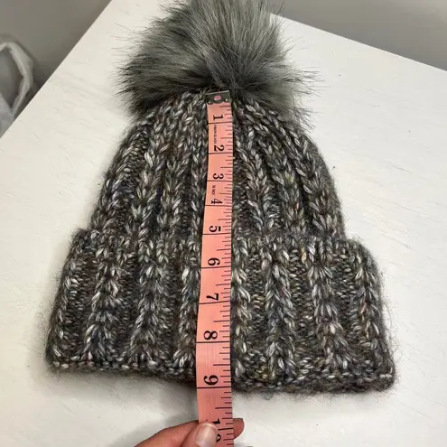 Norla Made In Canada Alpaca & Wool Blend Beanie With A Fluffy Pom Pom