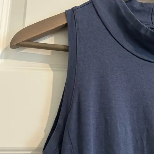 Toad & Co Sleeveless Dress Organic Cotton Blue Size XS