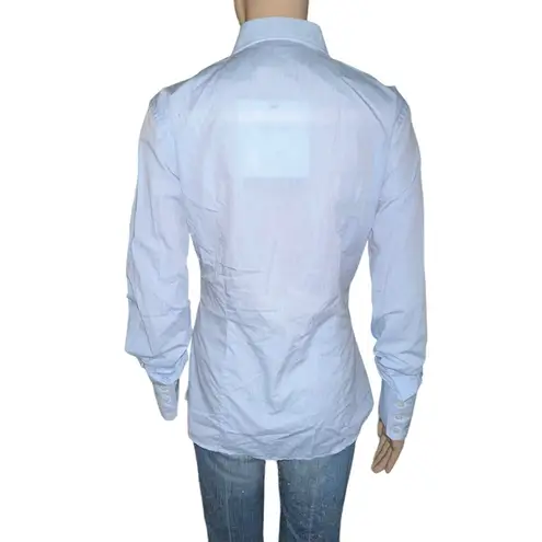 Dolce & Gabbana light blue collared buttoned tailored shirt