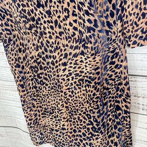 Roseanna NEW Cheetah Print Crushed Velvet Midi Dress, NWT, Size Small, MSRP $745