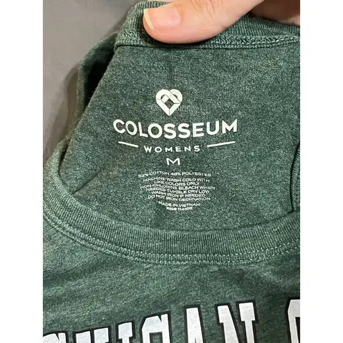 Michigan State Colosseum Women SZ Medium Green Tank Top Shirt Tri