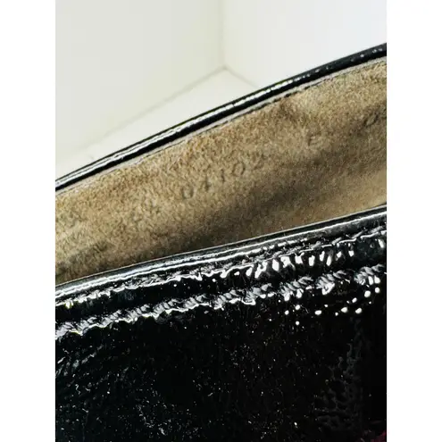 Paul Green Black patent leather & suede Urban Lug Sole Loafer UK 6.5 /US 9